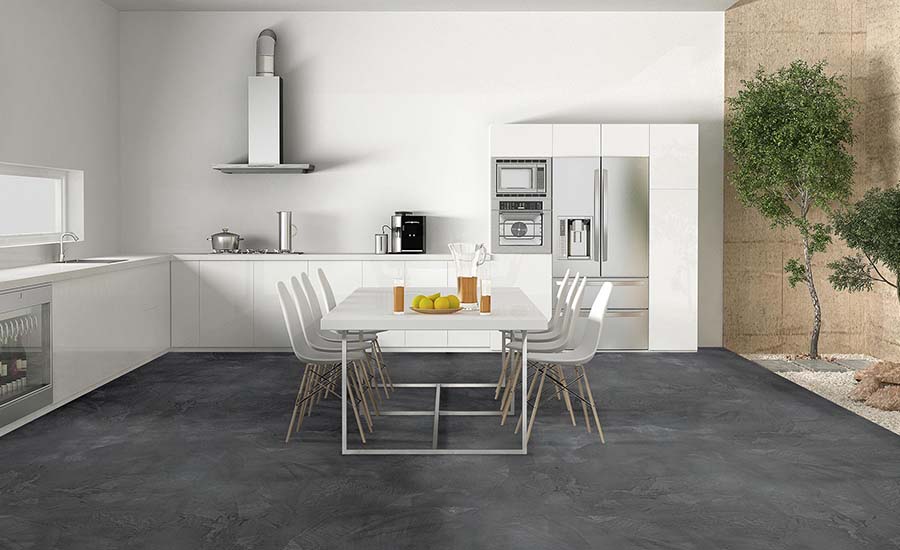 Graphite Dulux Creativo Microcement Kitchen Graphite Dulux Creativo Microcement Kitchen